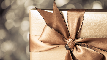 Leinwandbild in Geschenkverpackung