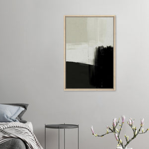 Black Divide Leinwandbild Muro