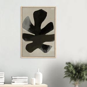 Shadow Leaf Leinwandbild Muro
