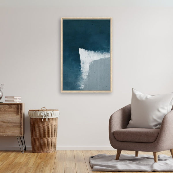 Cliffside Blue Leinwandbild